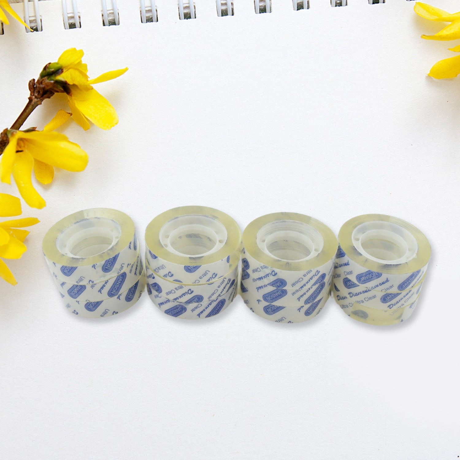 9426 Transparent Tape Refills, Clear Tape, Cello Tape, All-Purpose Transparent Glossy Tape for Office, Home, School -1.2cm X 30 Meter Per Roll (12 Pc Set) 9426 Transparent Tape Refills, Clear Tape, Cello Tape, All-Purpose Transparent Glossy Tape for Office, Home, School -1.2cm X 30 Meter Per Roll (12 Pc Set)